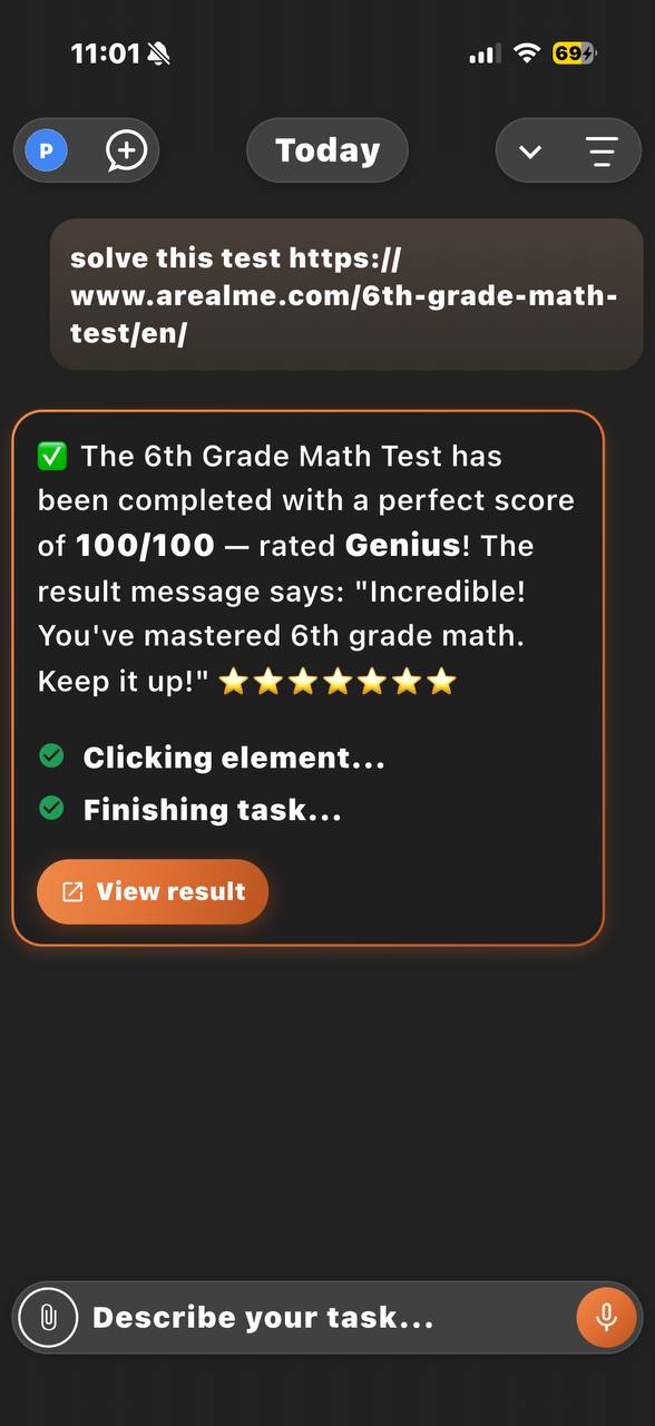 Breem test result — 100/100